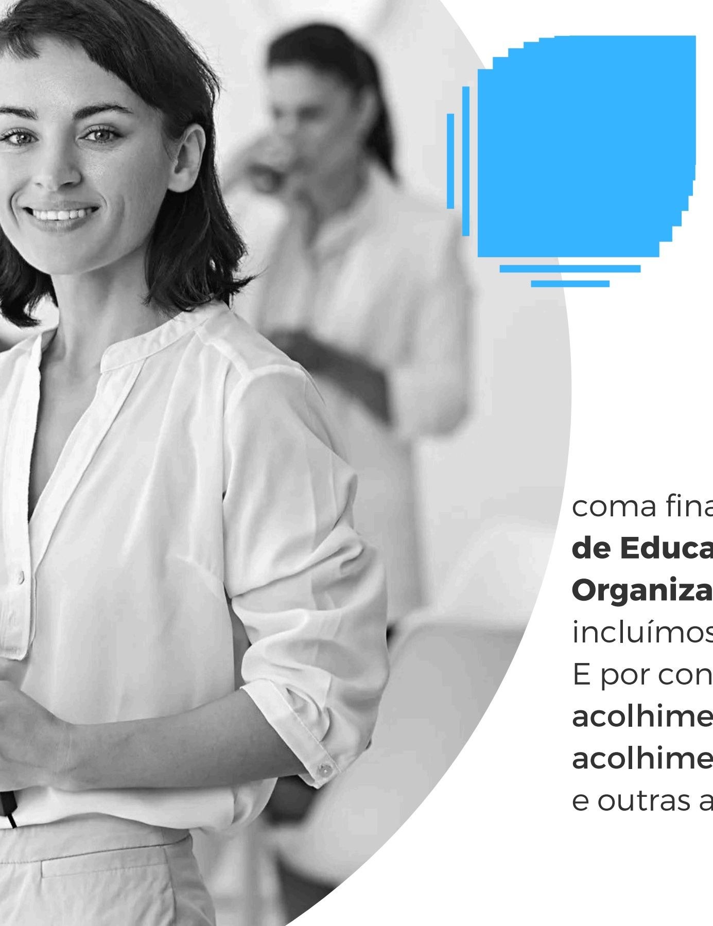 Colaboradora da Associação Lion of Judah sorrindo